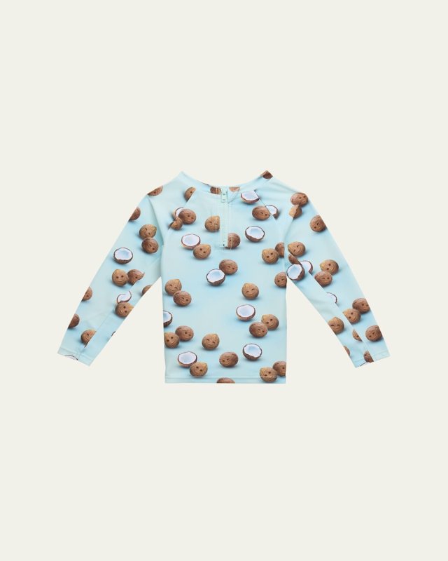 Boy's Nemo Long-Sleeve Rashguard Swim Top, Size 3